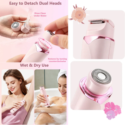 2 in 1 Double Head Electric Shaver