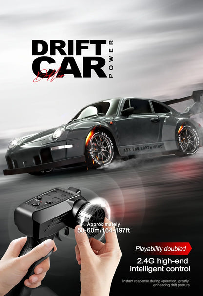 4WD RC Drift Car 1:24 2.4GHz Limited Edition - LED Lights Stunt Drift High-Speed Racing Car Boy Toy Gift