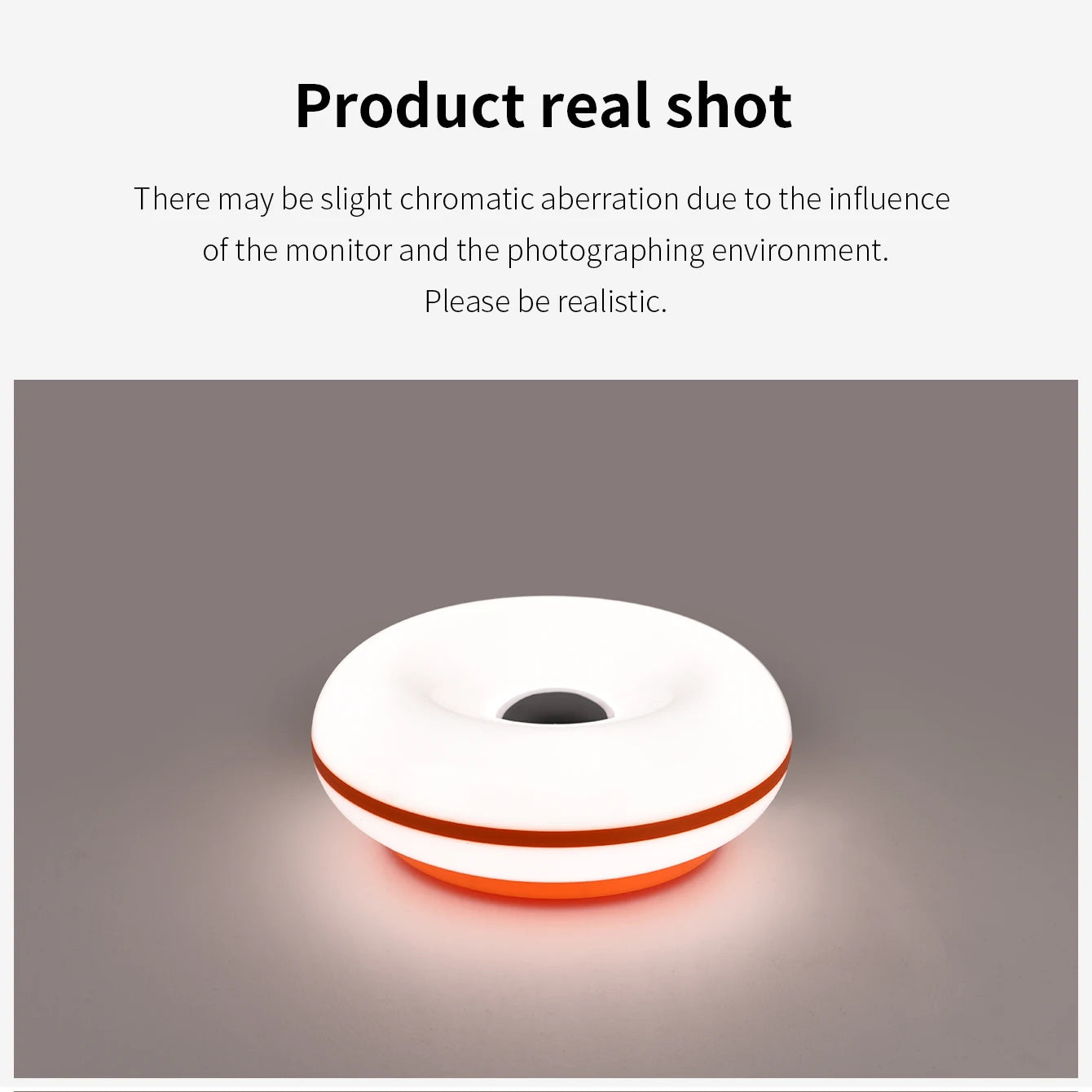 Bauhaus table lamp USB plug bedroom bedside lamp living room dining room decoration donut ambient light（Not glass）