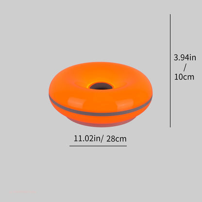 Bauhaus table lamp USB plug bedroom bedside lamp living room dining room decoration donut ambient light（Not glass）